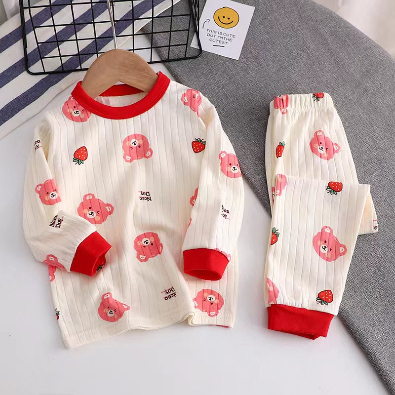 Starkid - Babydoll Anak Wanita Umur 1 2 3 4 5 6 7 Tahun Lengan Panjang Murah Setelan Piama Anak Cewe