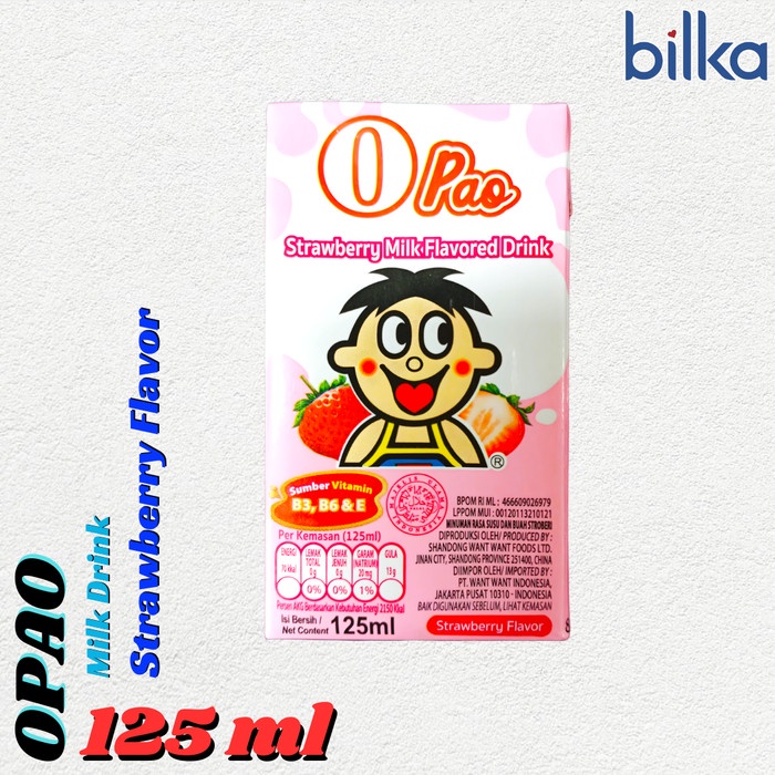 

OPAO Milk Drink Strawberry 125ml
