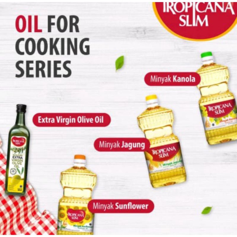 

COD Tropicana Slim Minyak Goreng Kanola SunFlower Jagung Canola Oil