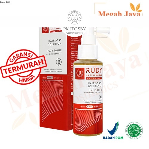 (PROMO) RUDY HADISUWARNO HAIR LOSS DEFENSE HAIR TONIC GINSENG @MJ