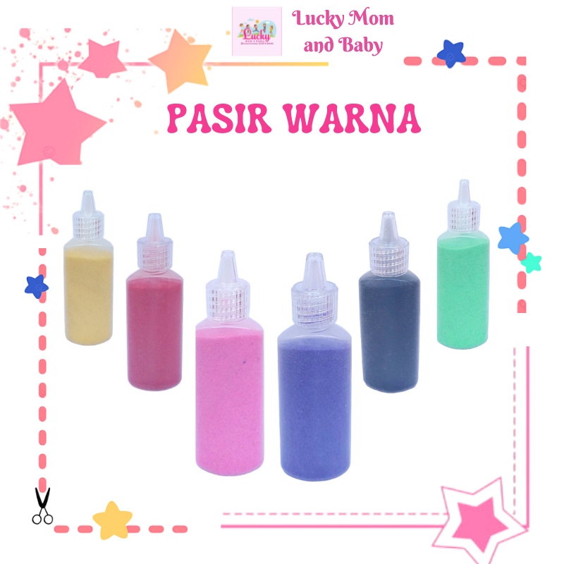 

[BIG SALE] Mainan Sand Art Painting (Isi ulang Mewarnai Pasir)