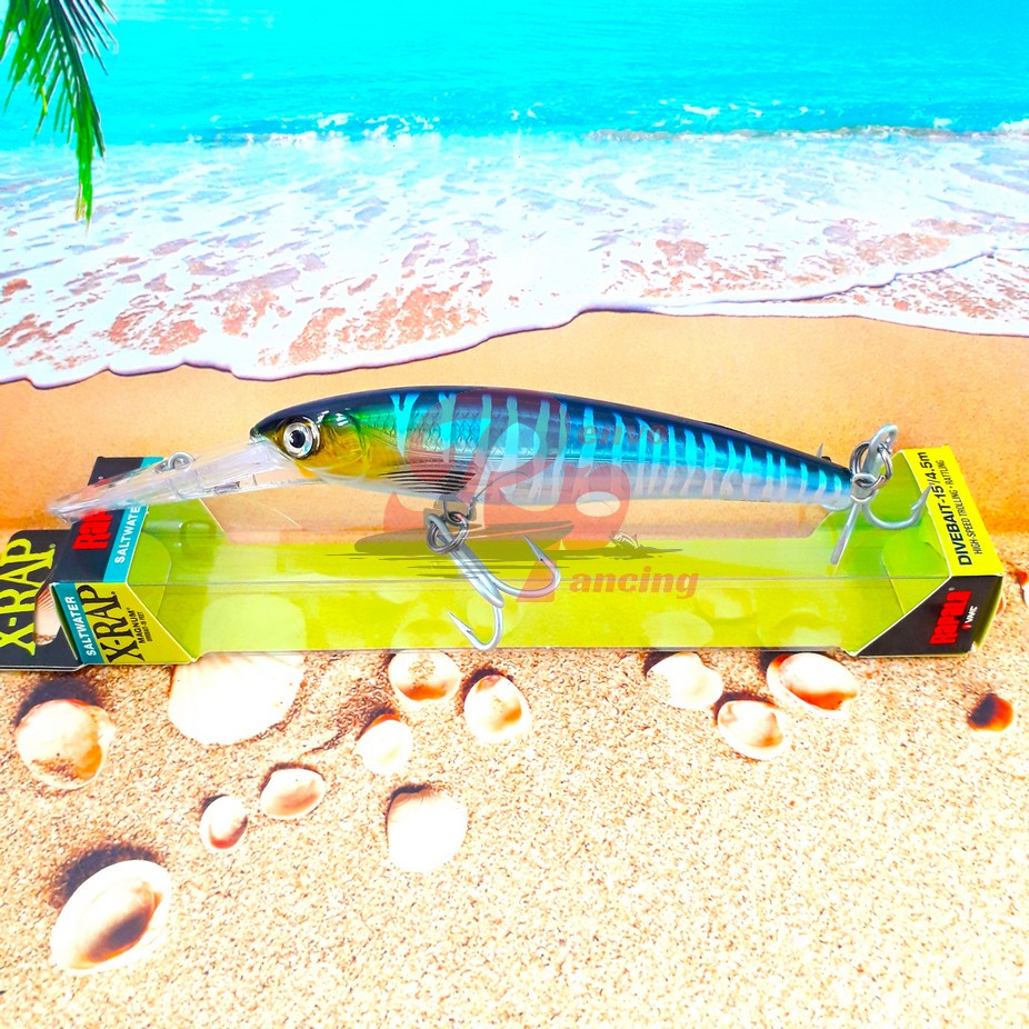 XRMAG15 WAHOO UV Rapala XRAP Magnum 15 Lure Trolling 12cm 31gr Umpan Pancing