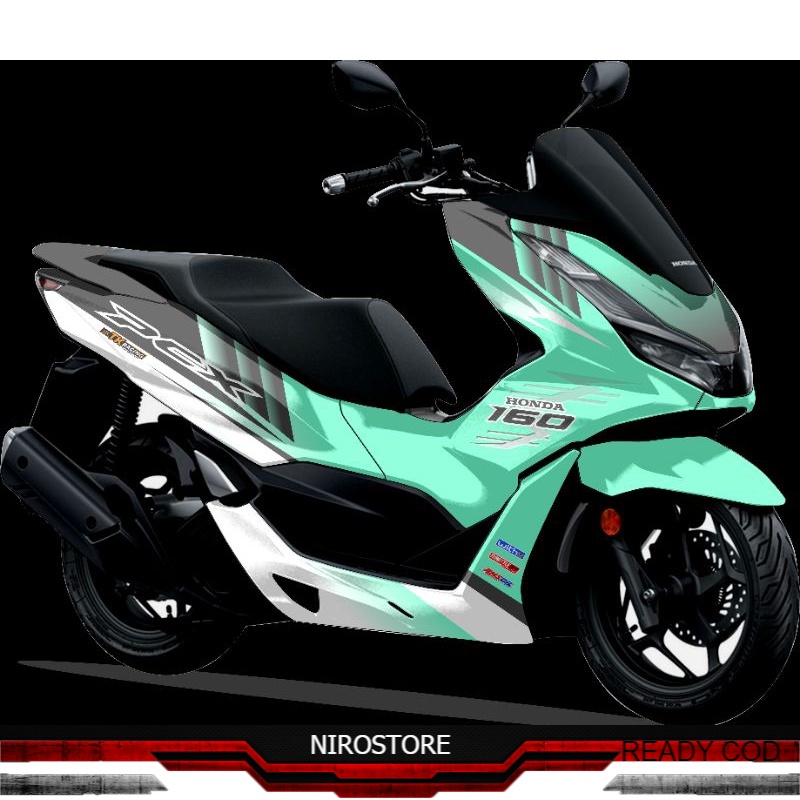 decal pcx full body striping all new pcx 160 full motif grafis stiker motor pcx tahun 2021 2022