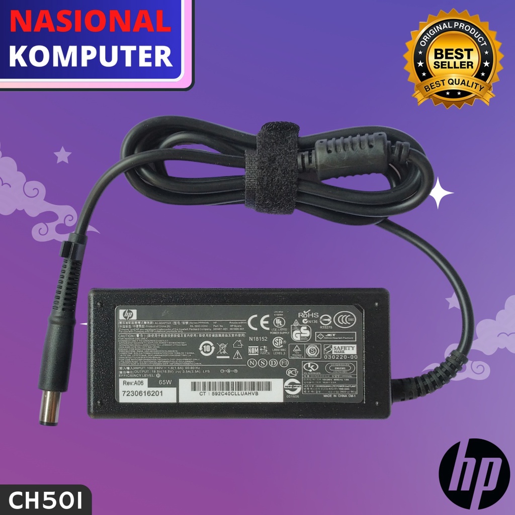 Adaptor Charger Laptop HP Compaq CQ40 CQ41 CQ42 CQ43 CQ435 CQ62