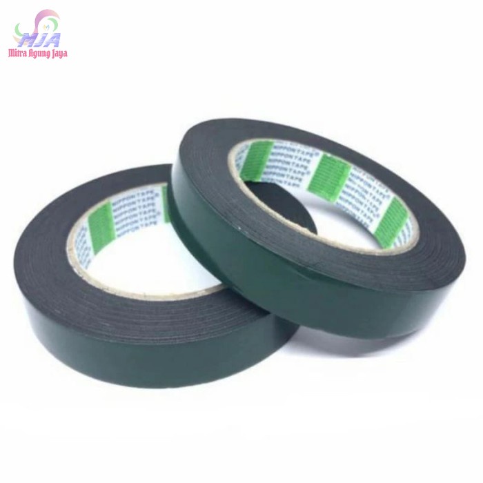 

DOUBLE TAPE BUSA FOAM HIJAU BOLAK BALIK LEM LAKBAN PEREKAT ISOLATIP MAJ Double Foam Tape Hijau