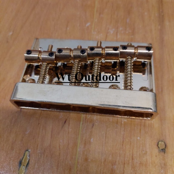 Bridge gitar bass 4 string Gold