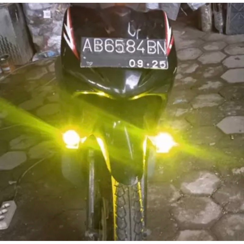 BIG PROMO COD LAMPU SOROT LED LASER/Mini Laser Gun/Lampu Tembak Sorot Foglamp/Lampu Tembak Laser gun