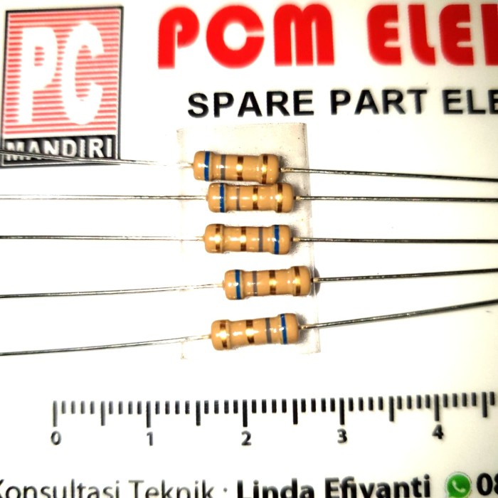Resistor 0,50 1/2 W 6,8ohm 6R8 -BSS12