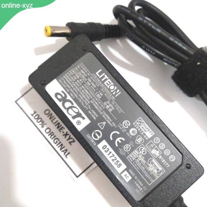 ORIGINAL Adaptor PowerCharger Cas ACER Aspire One ZA3 ZG8 530 AOA530