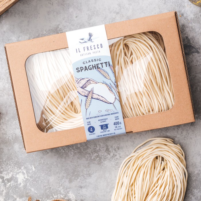 

Homemade Pasta Spaghetti 400g / Handmade Artisan Natural Sehat