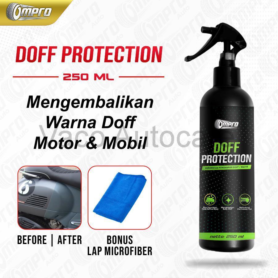 Pengkilap Pengkilat Body Motor Hitam Ompro Doff Protection Body Motor 250ml Matte Protection Biru Hi