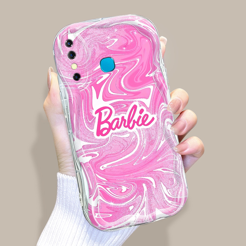 Infinix Hot 8 Pro X650 X650C Untuk Case Krim Phone Softcase Lembut Cassing Mode Handphone Meningkatkan Casing Pink Barbie Hp Kesing