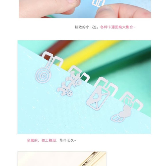 

Pembatas Buku / Bookmark Metal Set