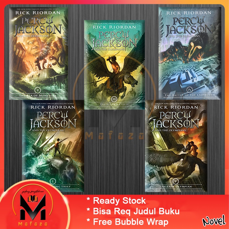 

Percy Jackson and the Olympians (5 book series) by Rick Riordan (English)