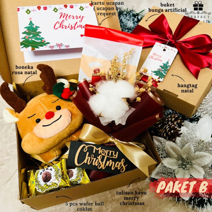 

[BEST SELLER] CHRISTMAS GIFT / KADO NATAL / HAMPERS CHRISTMAS / HADIAH NATAL B, Rusa