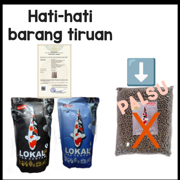 LTG pakan koi (Lokal Tak Gentar) - M