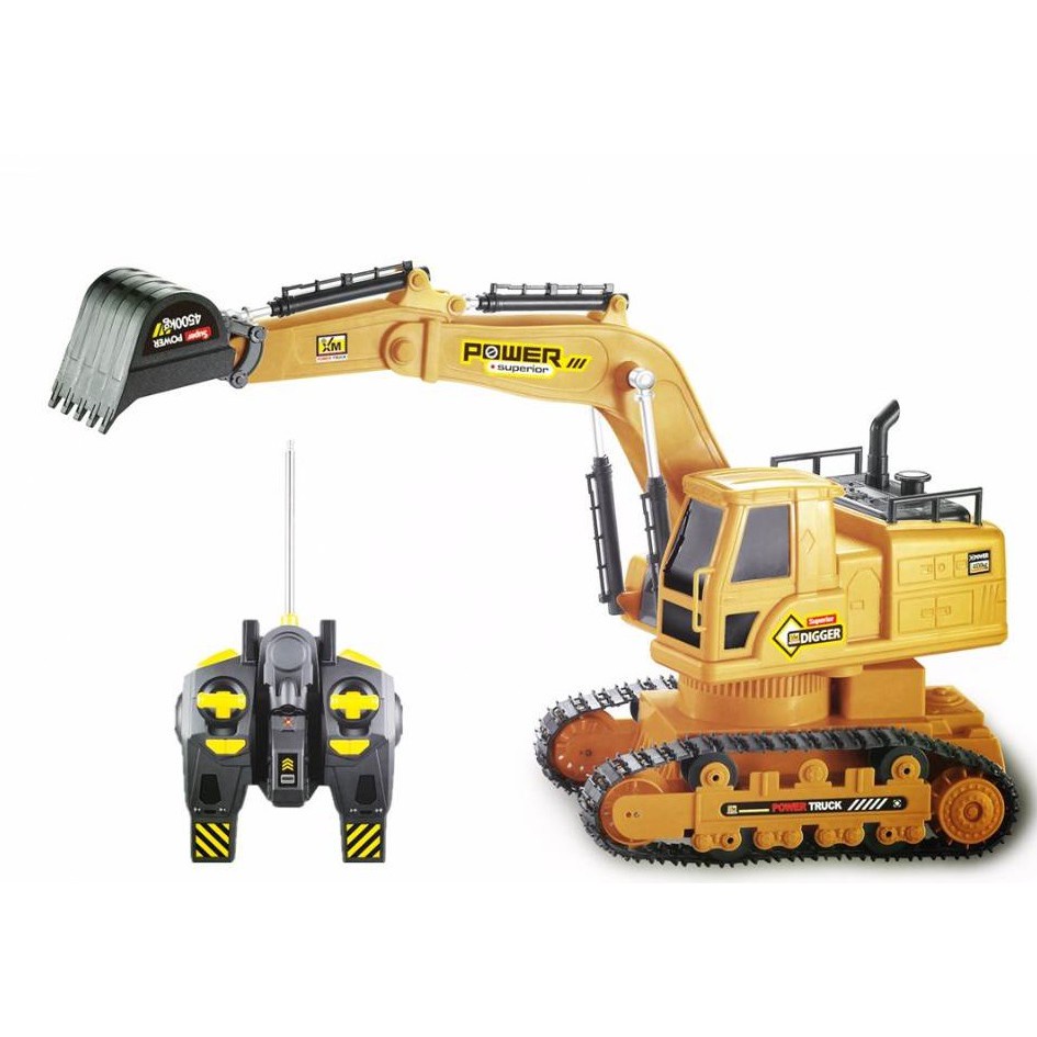 Mainan RC Excavator Power Beko Bisa Berputar 360 Derajat Alat Berat Konstruksi Diecast Original Kado Bekasi Jakarta