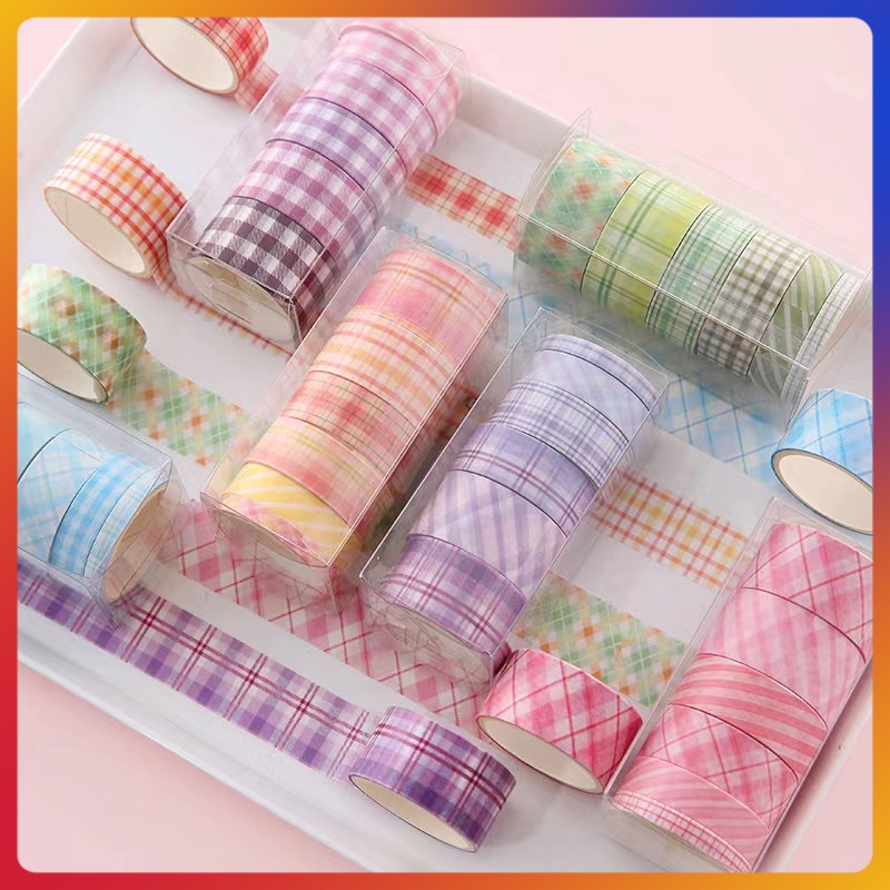 

Pita Kertas Dekoratif DIY Scrapbook Journaling Masking Tape-6pcs