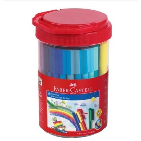 

Andma Connector Pen / Spidol Warna isi 50 Faber Castell