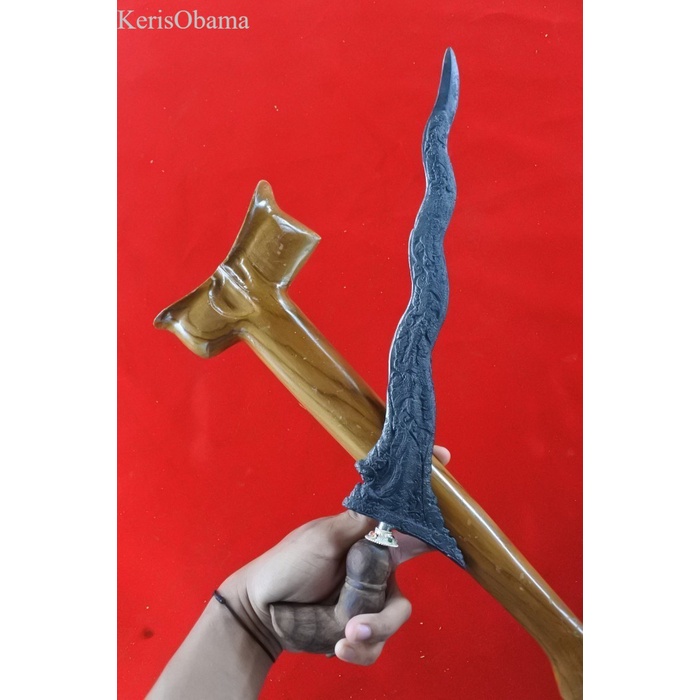 keris LANGITAN KI NAGA GUMELAR KAMAROGAN bugis KP - bilahan antik