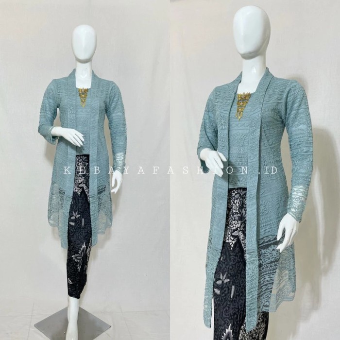 

KEBAYA KUTU BARU/KEBAYA BROKAT/KEBAYA TILLE/KUTU BARU PANJANG - milo, atasan saja