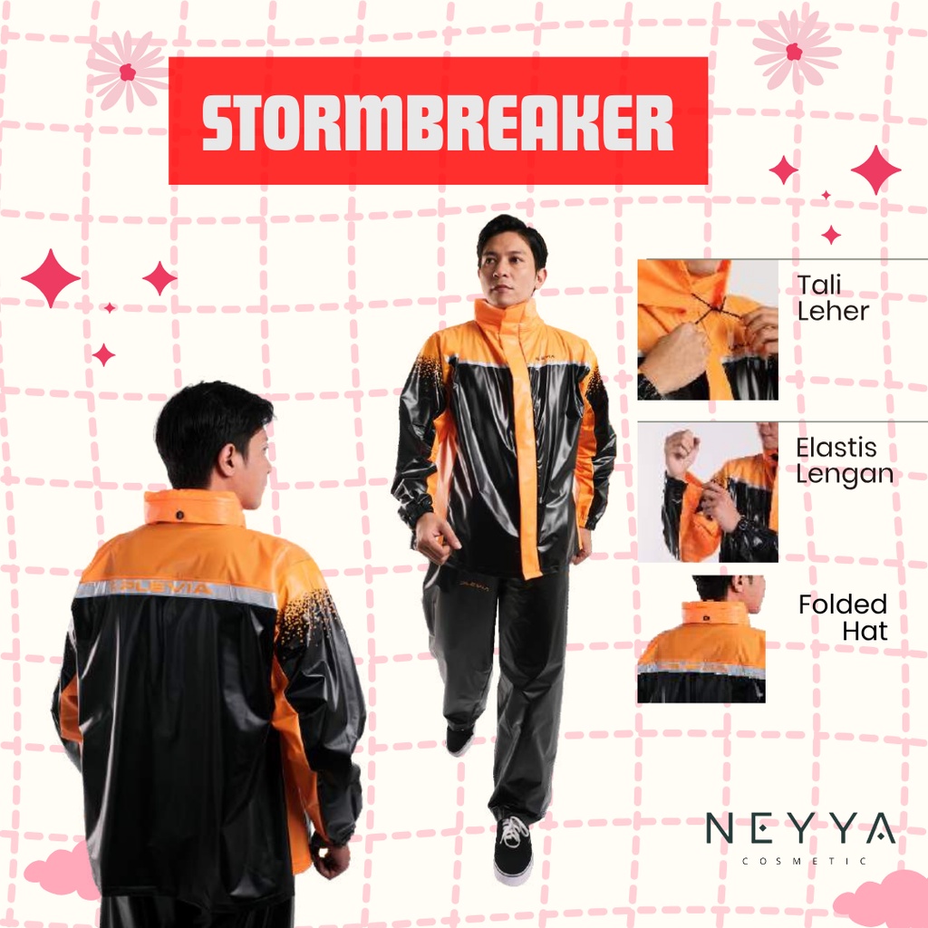 ✿NEYYA✿ PLEVIA Jas Hujan Strombreaker