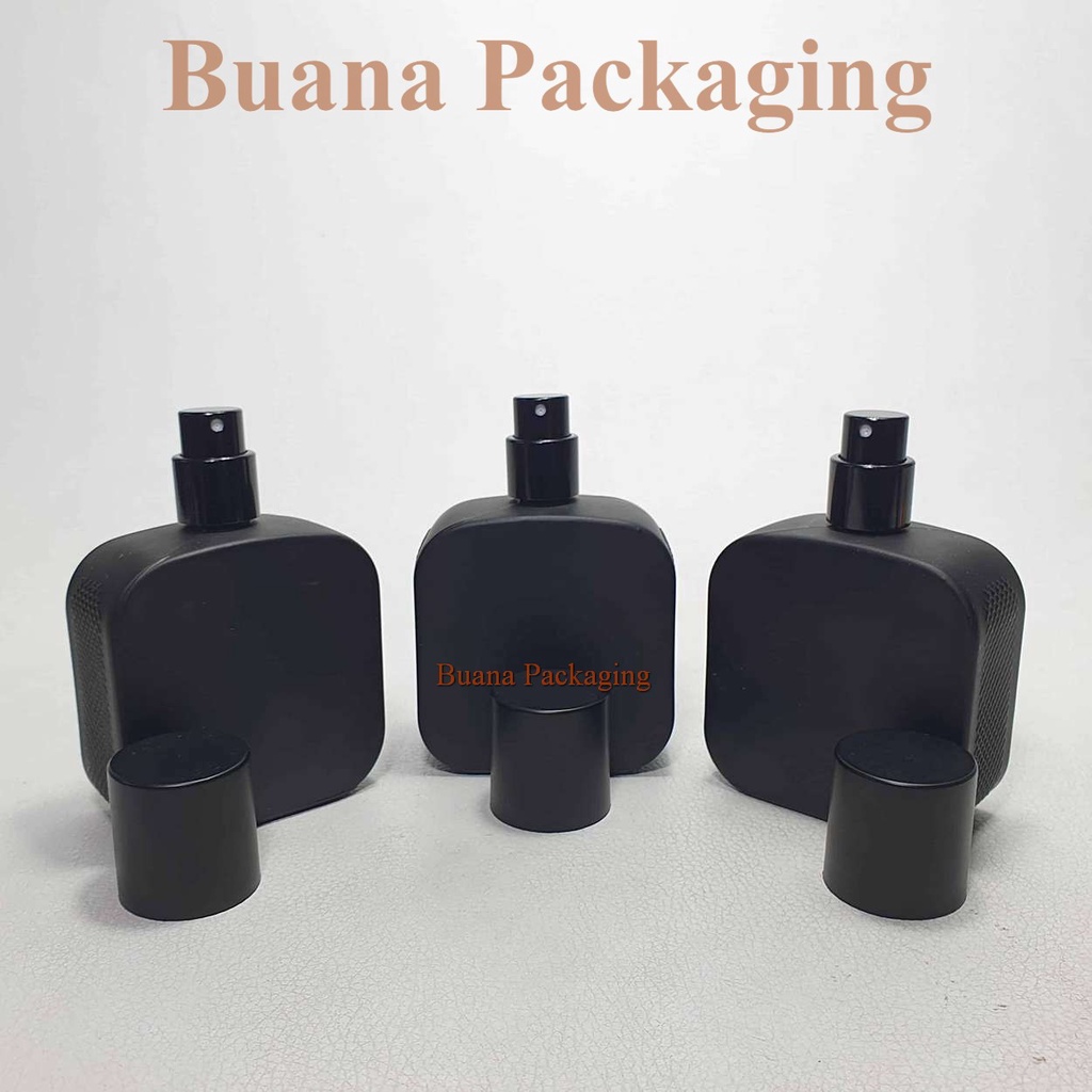 Botol Parfum Lacoste 50 Ml / Botol Parfum 50 Ml Hitam /Botol Parfum Kotak / Botol Parfum Hitam / Bot