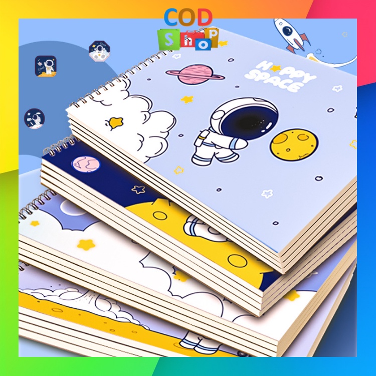 

COD - S6132 Buku Gambar Isi 27 Lembar / Sketch Book Motif Karakter / Buku Menggambar Painting Book Kids / Drawing Book Ring Kartun