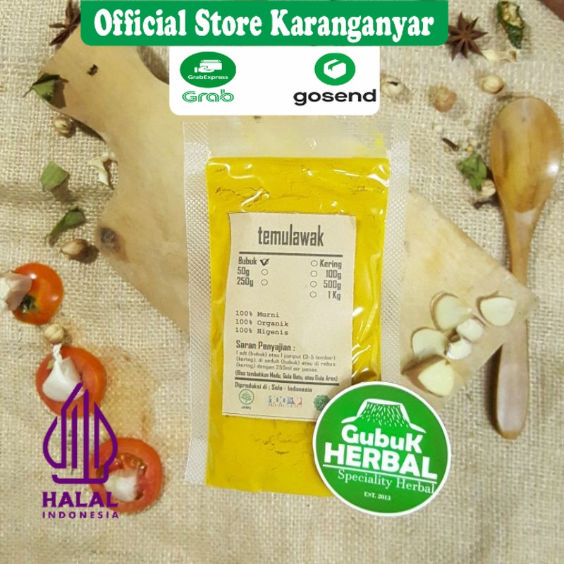 

TEMULAWAK BUBUK 50 GR / Curcuma Zanthorrhiza / Curcuma Heyneana / BUBUK HALUS / MURNI TANPA CAMPURAN