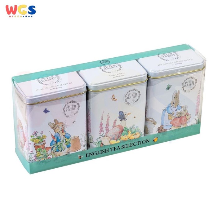 

New English Teas Beatrix Potter Tripple Tin Gift Set 120 Tea Bags 240g