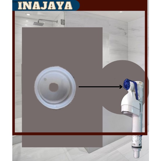 INAJAYA Karet Sil Otomatis Pelampung Toilet Duduk Geberit' Bahan Silikon Kuat