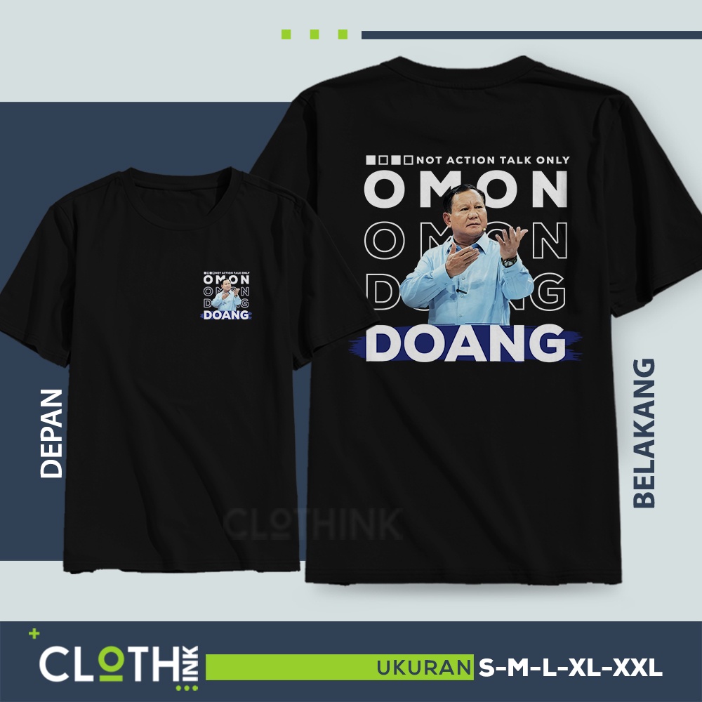 Kaos omon omon doang kaos prabowo viral