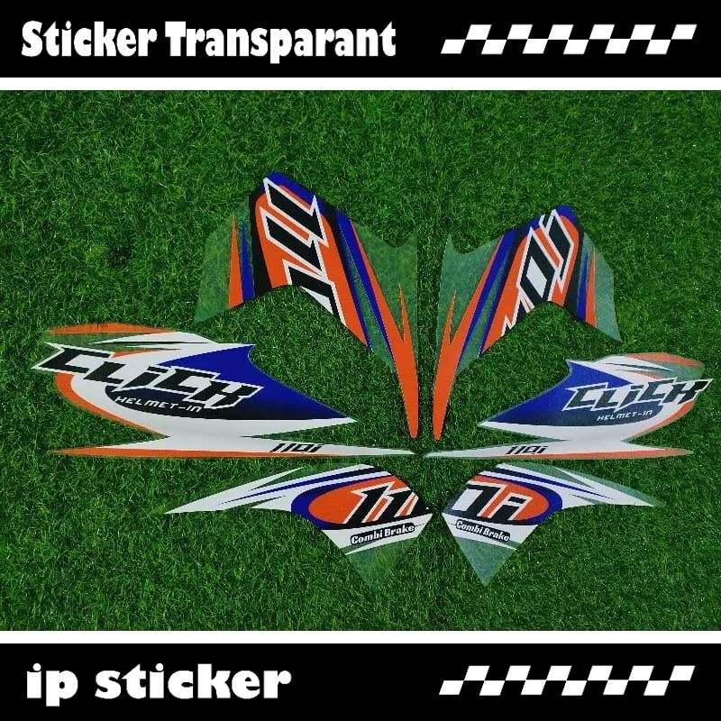 STRIPING STICKER TRANSPARAN VARIO 110 TECHNO CBS COSTUM bisa custom