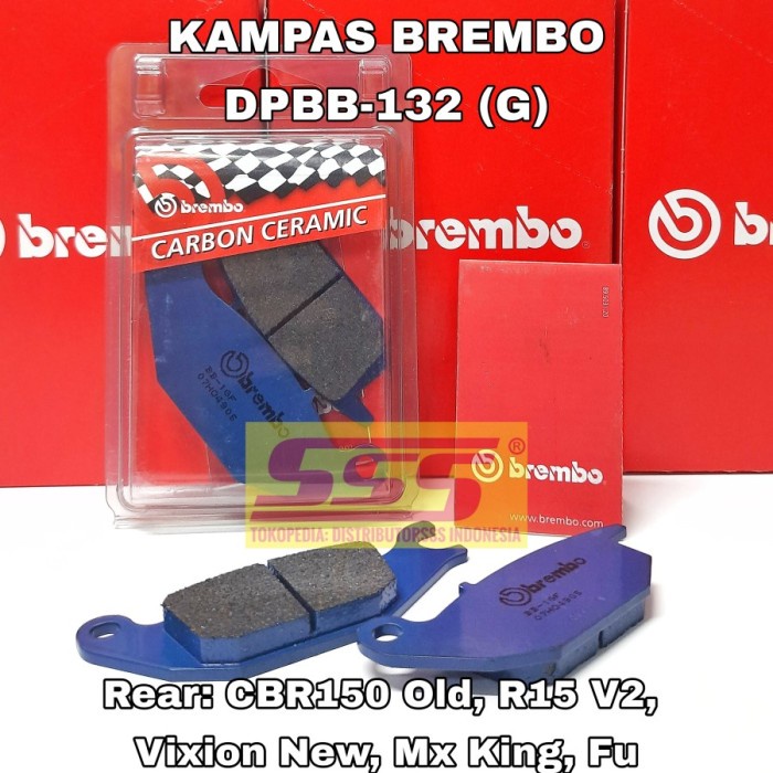 BREMBO KAMPAS REM BELAKANG CARBON CBR150R CB150R R15 VIXION MX KING FU