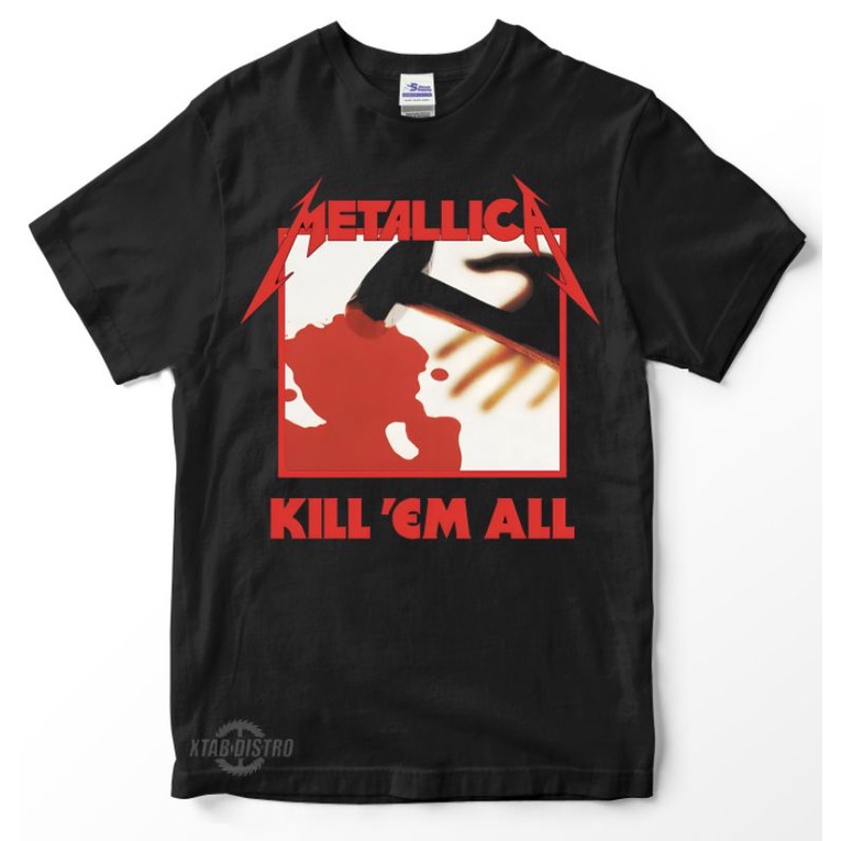 kaos METALLICA Kill them all Premium tshirt metallica kaos band metallica and justice enter sandman