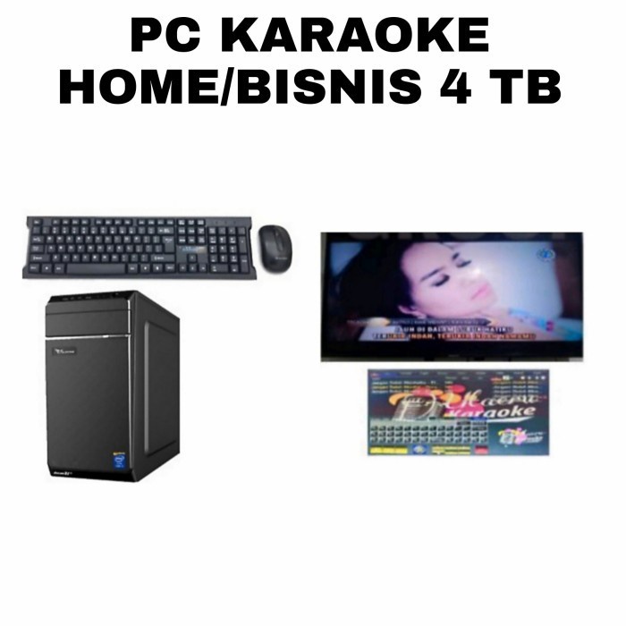 DISTRIBUTOR PC KARAOKE HOME AND BISNIS 4 TB SOFTWARE ORIGINAL