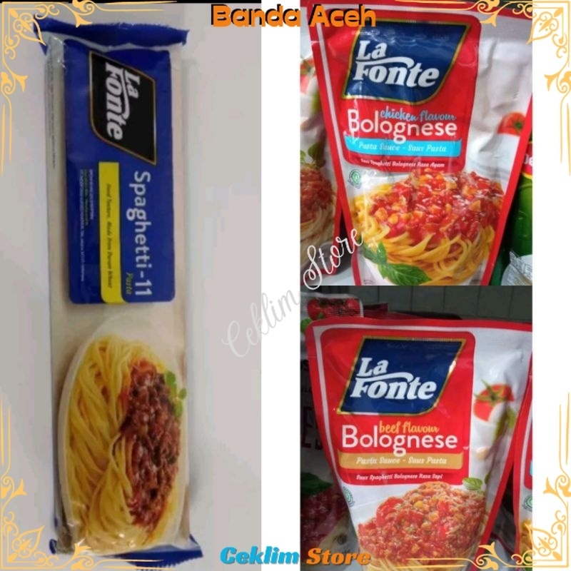 

Mie Spaghetti dan Saos Pilihan | Spageti dan Pasta Spageti La Fonte,