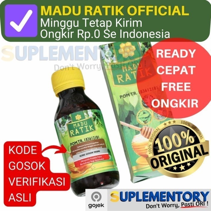 Madu RATIK Herbal Sendi Asam Original Asli Memelihara Kesehatan Tubuh Termurah
