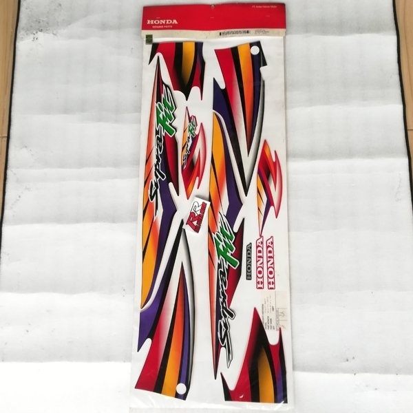 grafik graphic grapik sticer stiker sticker striping body bodi original ori honda supra fit lama old
