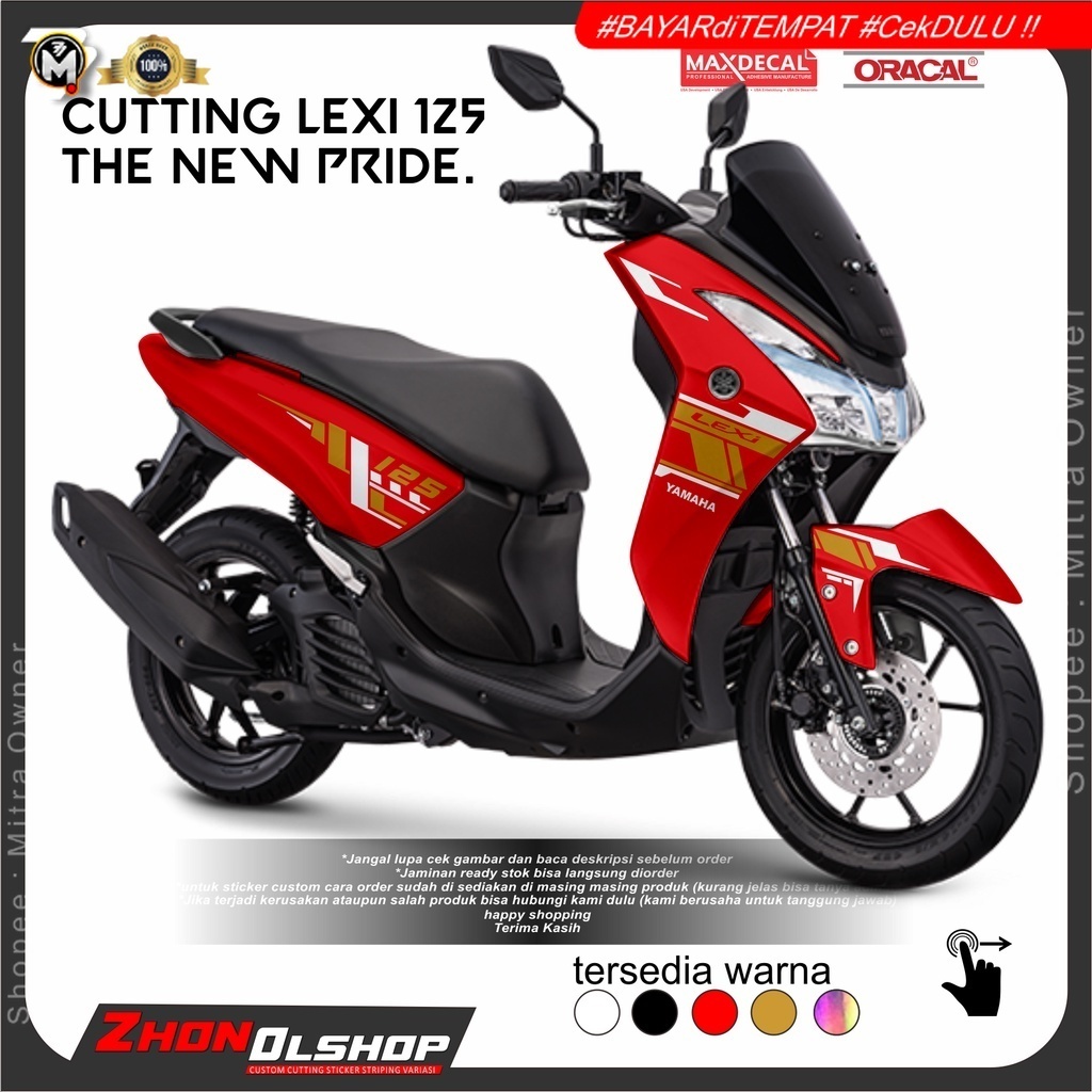 CUTTING STRIPING LEXI STRIPING VARIASI LEXI STIKER LEXI STICKER VARIASI LEXI 125 CUTTING STICKER LEX