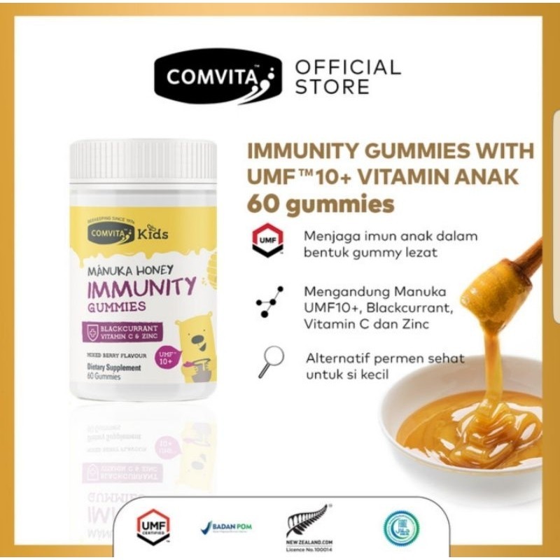 

Comvita Kids Manuka Honey Immuntty Gummles