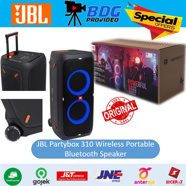 JBL Partybox 310 BLACK/JBL Partybox 310 Wireless Portable Bluetooth Speaker