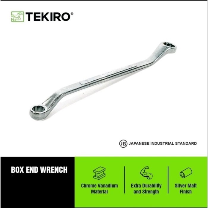 TEKIRO kunci ring 22x24 mm (BENGKOK) box end wrench 22 x 24 mm ORIGINAL 22mm x 24mm