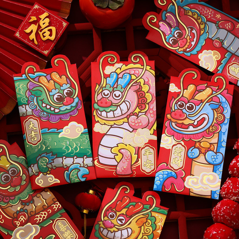 

ANGPAO SINCIA AMPLOP ANG PAO IMLEK NAGA KUPING CHINESE NEW YEAR DRAGON