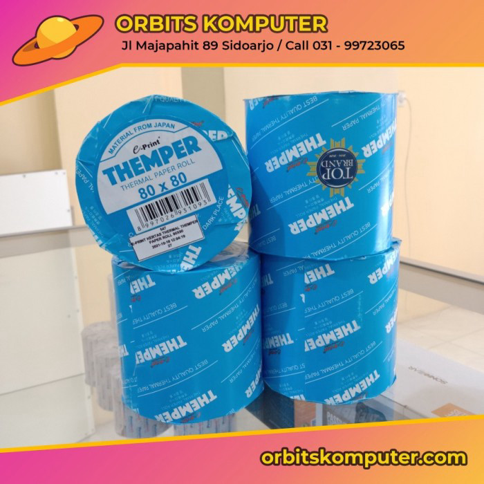 

E-PRINT THEMPER PAPER ROLL 80X80 KERTAS THERMAL