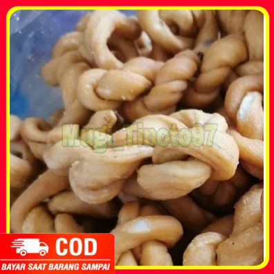 

Pluntir polos 1Kg rasa manis gurih / Plintiran / Untir untir / Kue tambang