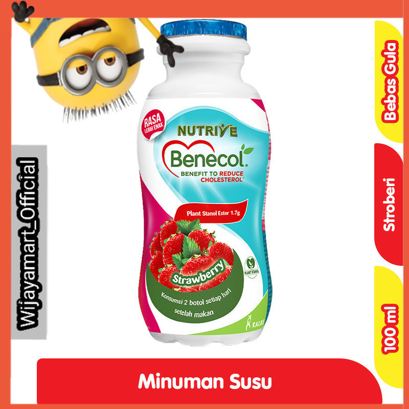 

Nutrive Benecol Stroberi Tanpa Gula 100 ml