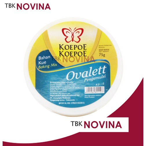 

OVALETT Koepoe Koepoe / KupuKupu (Besar) 75g