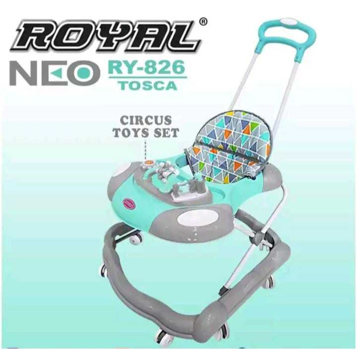 LKJ98 ROYAL BABY - BABY WALKER  MUSIK KECIL