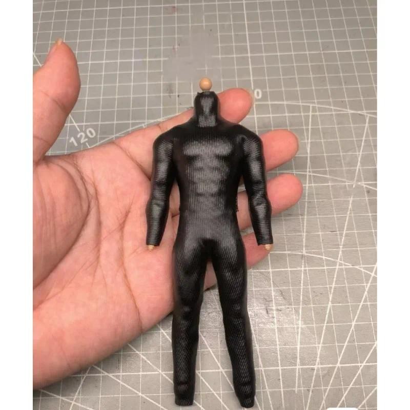 

1/12 Scale Striped Black Tight Fitting Suit Model for 6'' Notatoys nt01